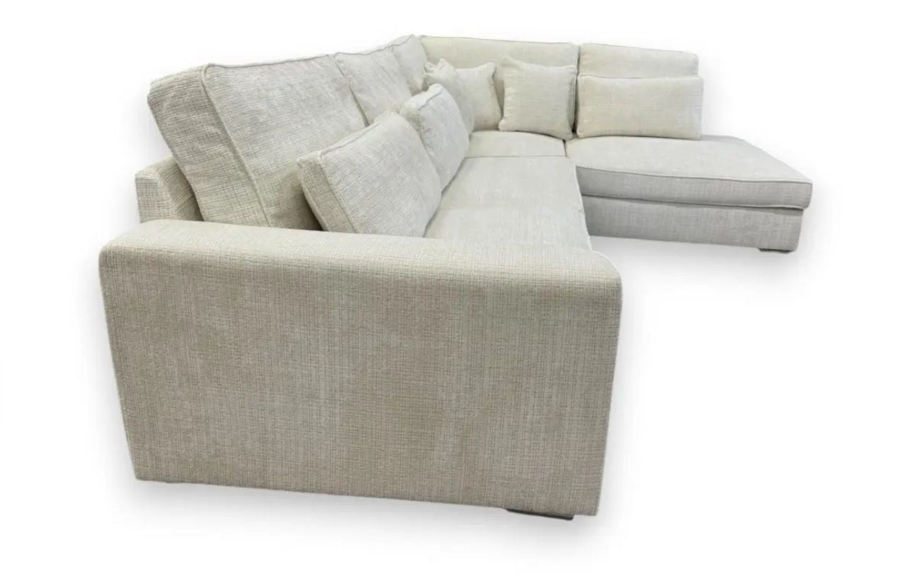 Canapé d'angle Marbella tissu beige