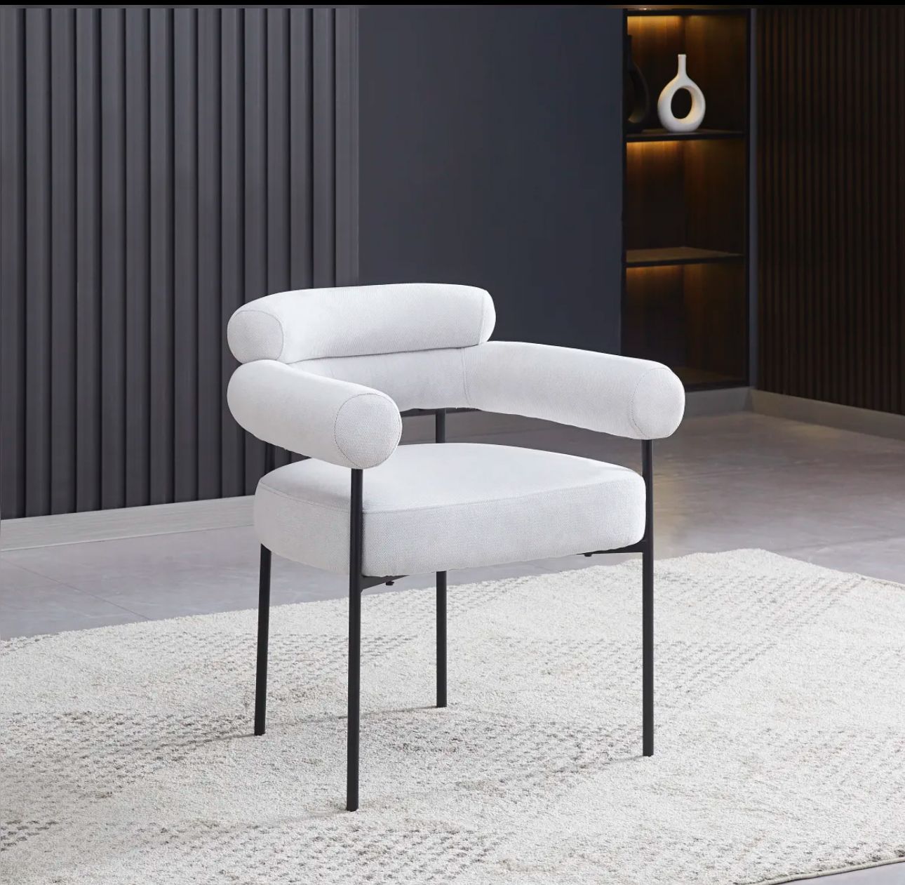 Chaise Bulle pied noir