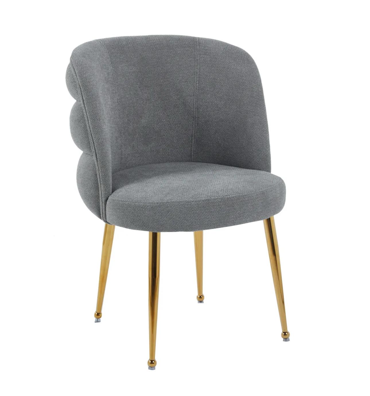 Chaise Sacha pied or