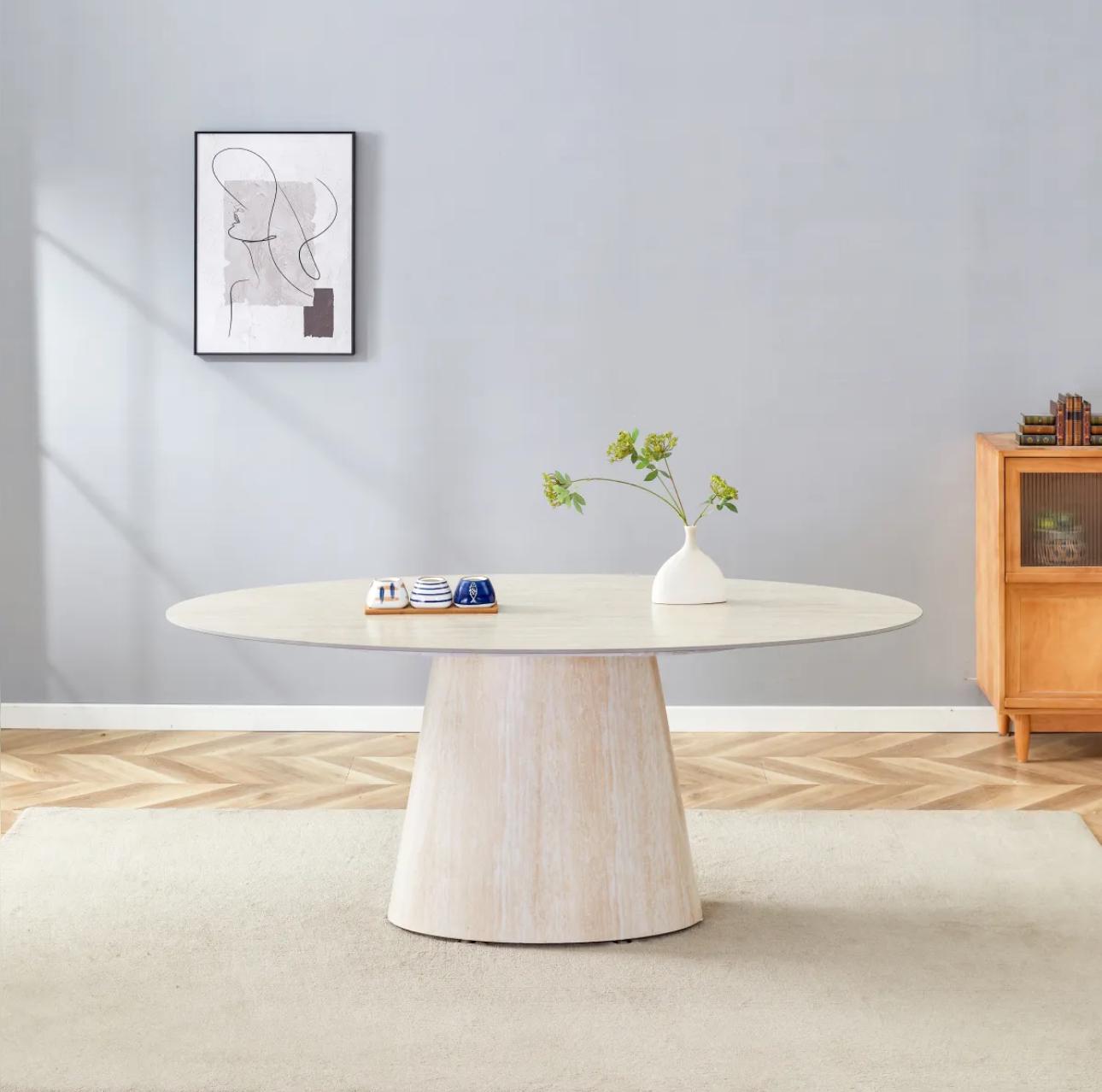Table à manger Ovelia beige