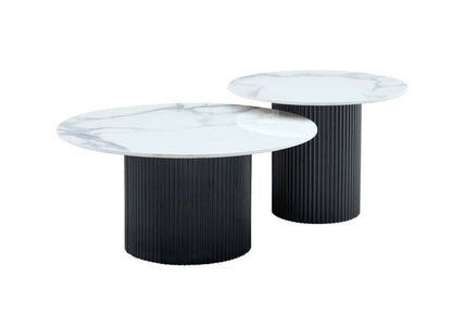 Table basse Roma pied style travertin différents coloris