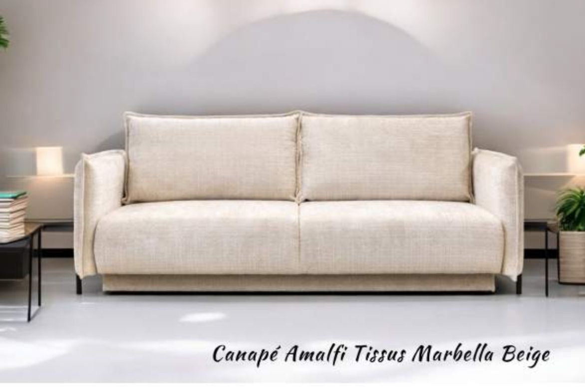 Canapé Amalfi convertible beige