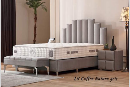 Lit double Natura gris