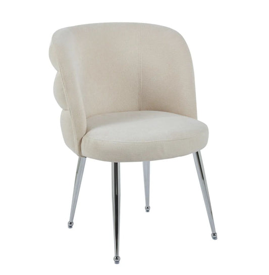 Chaise Sacha pied argent