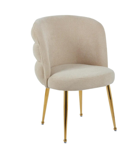 Chaise Sacha pied or
