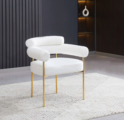 Chaise Bulle pied or