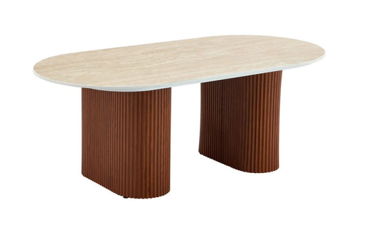 tables basses Roxy plateau beige