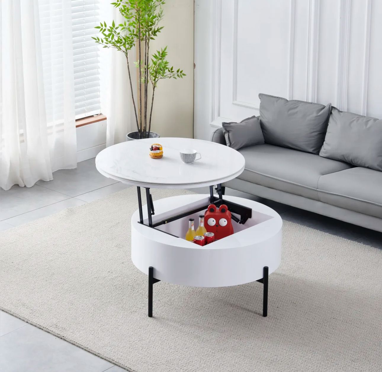 Tables basses Lou pied noir