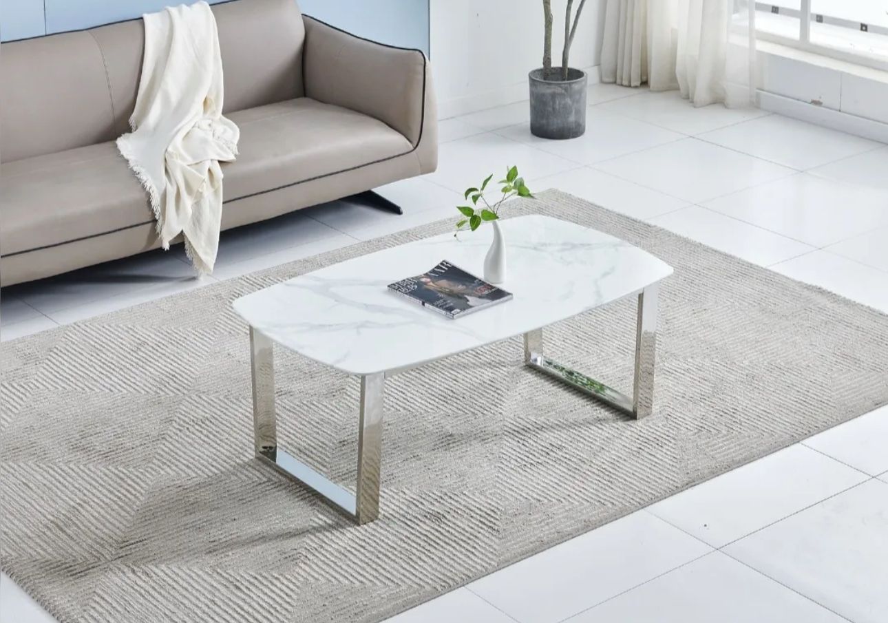 Tables basses Lola pied argent