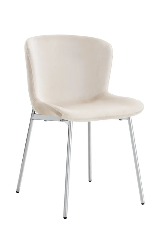 Chaises Hailey pied argent