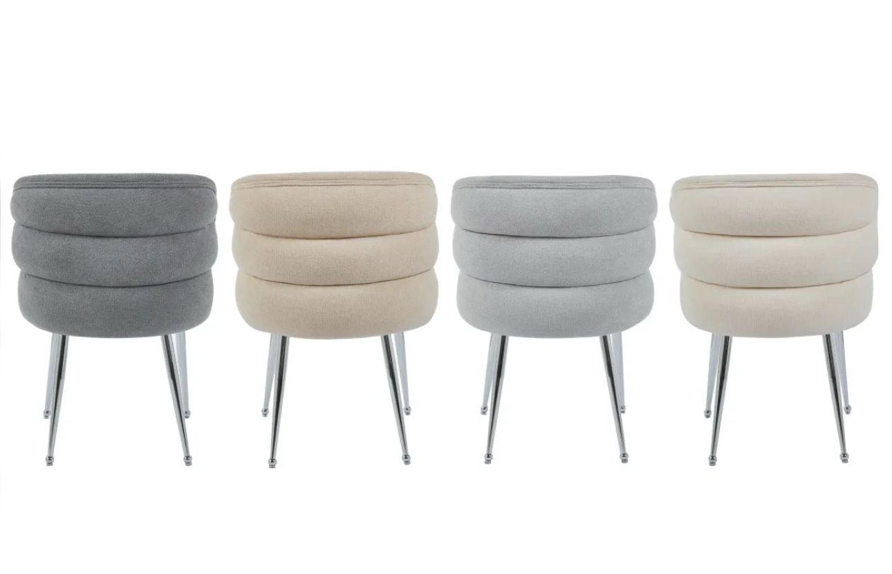 Chaise Sacha pied argent