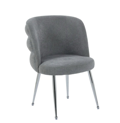 Chaise Sacha pied argent