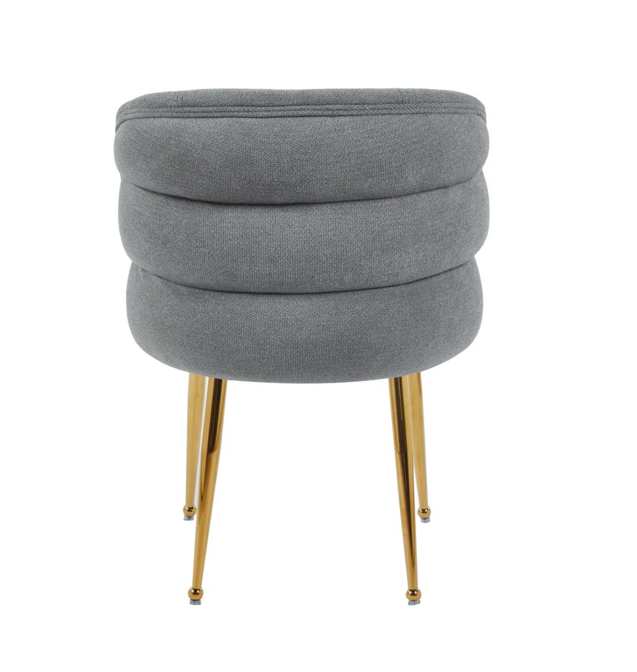 Chaise Sacha pied or