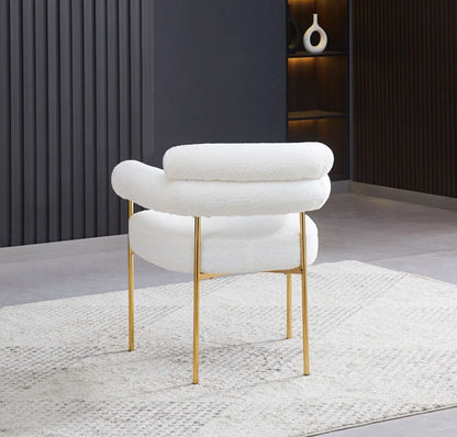 Chaise Bulle pied or