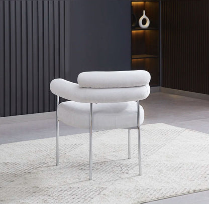 Chaise Bulle pied argent