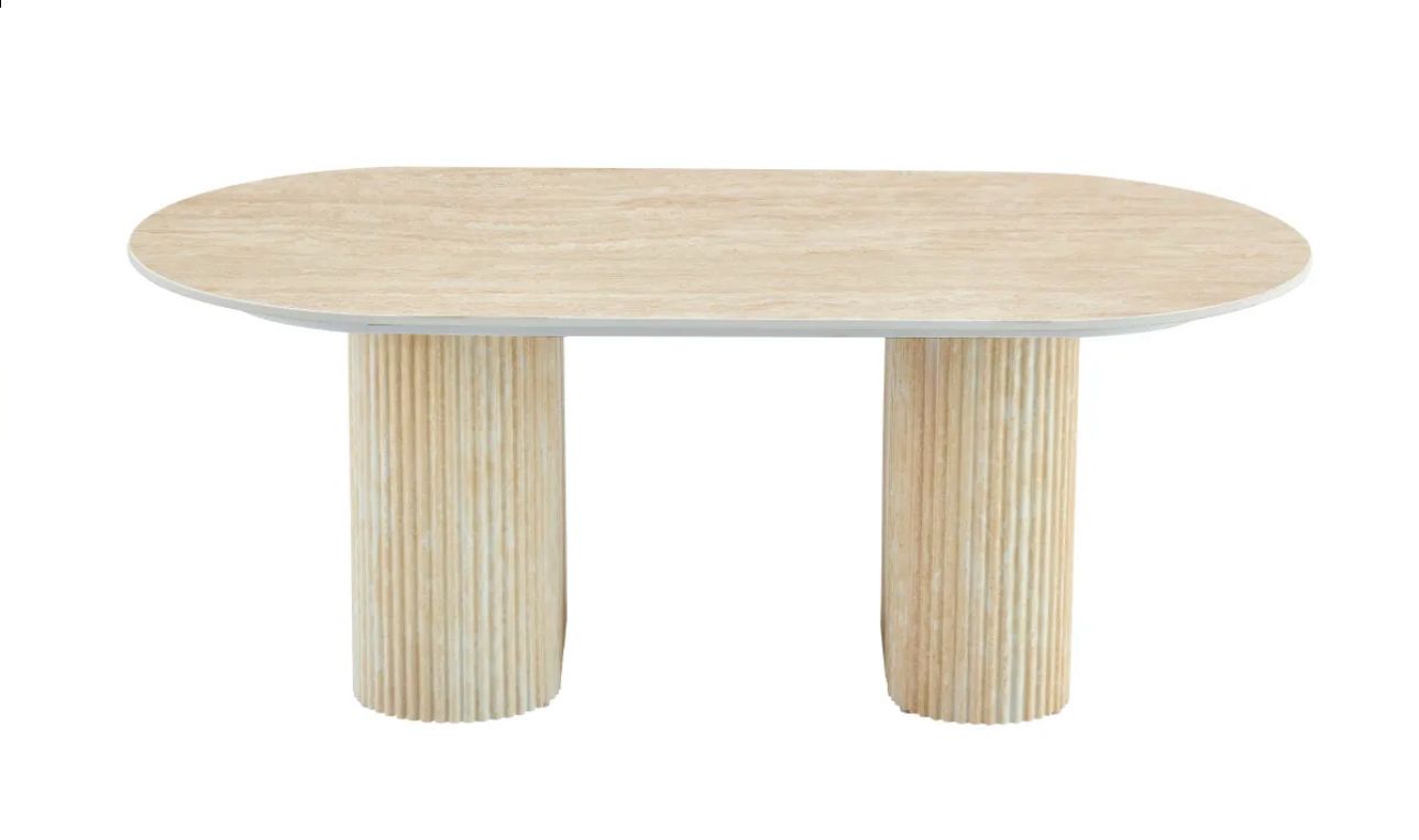tables basses Roxy plateau beige