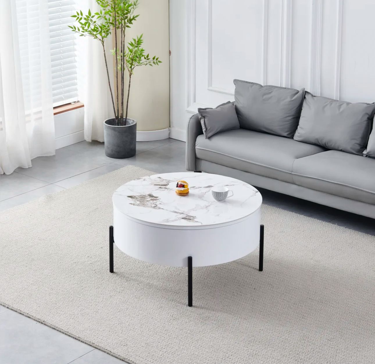 Tables basses Lou pied noir
