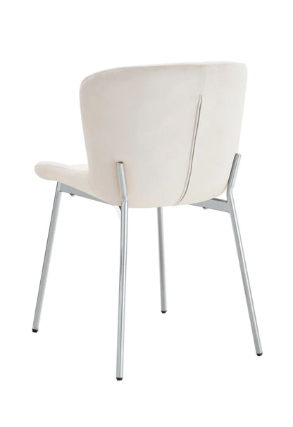 Chaises Hailey pied argent