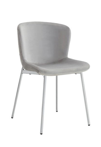 Chaises Hailey pied argent