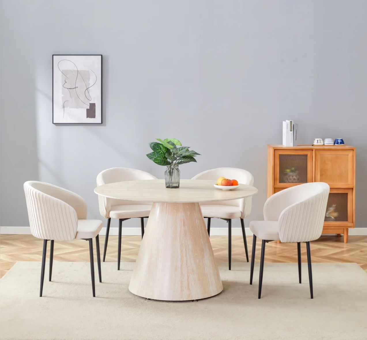 Table à manger Rosalia beige